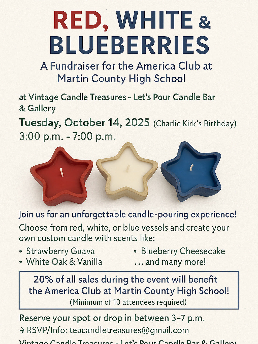 Red, White & Blueberries
