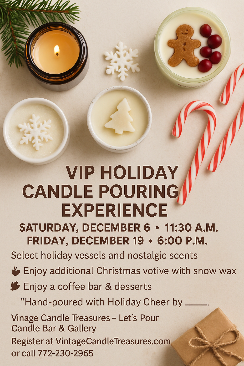 ✨ Let's Pour Signature Series: Winter Wonderland Candle Pouring