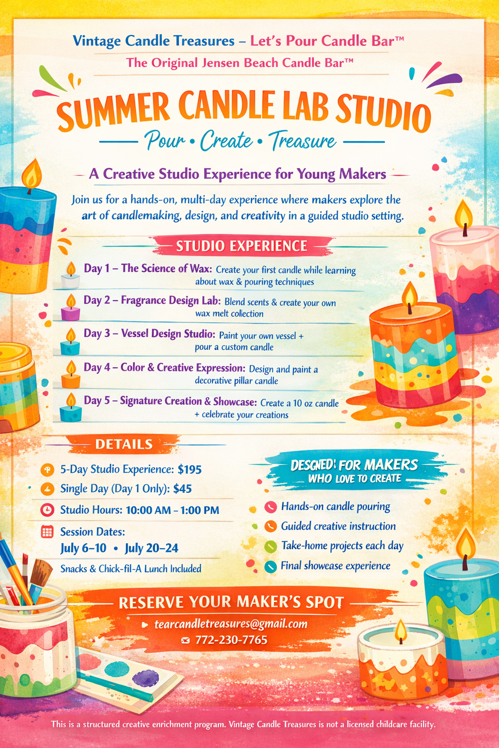 Summer Candle Lab Studio