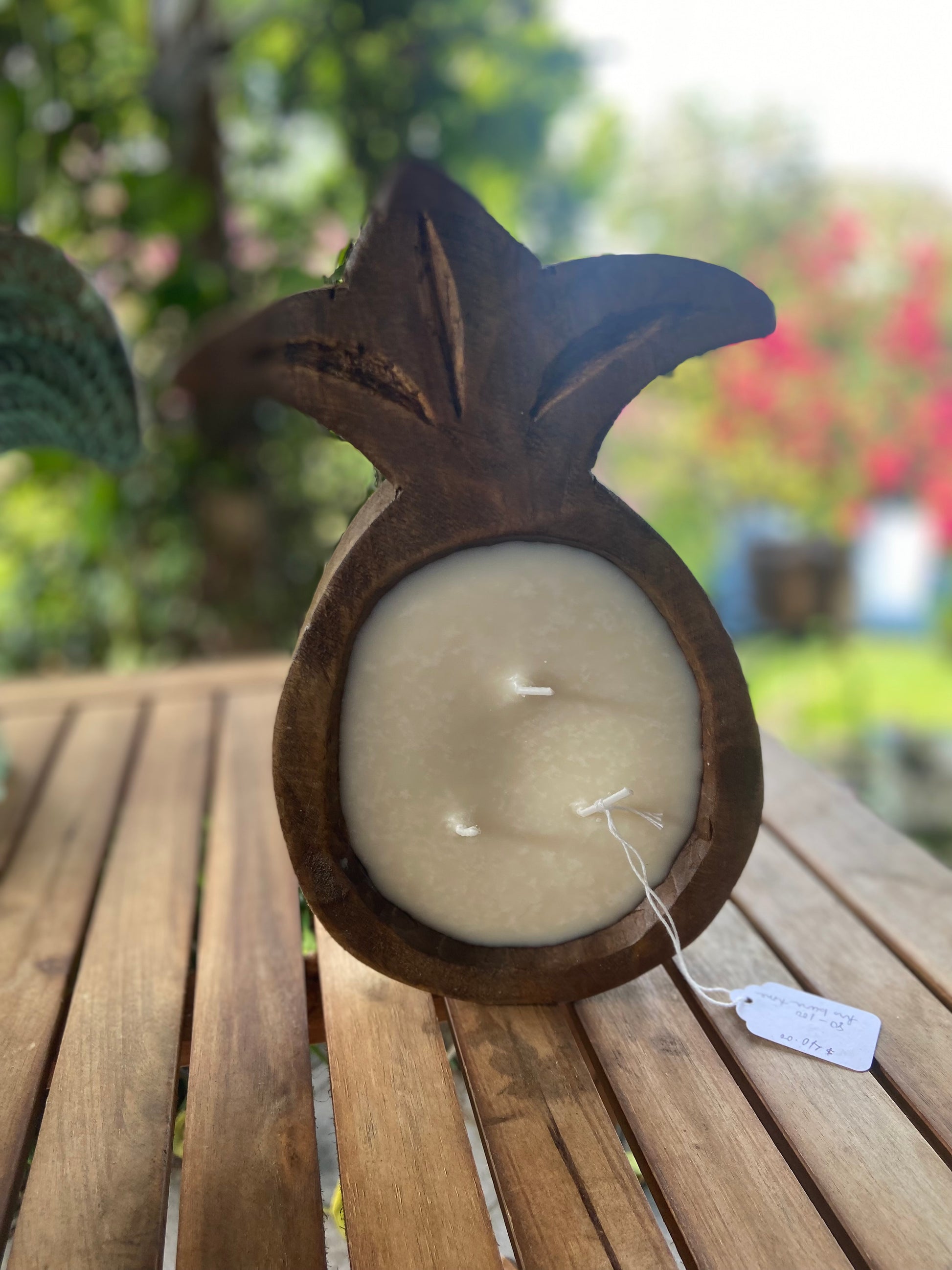Vintage Coastal Collection: Pineapple Dough Bowl 10 oz Candle