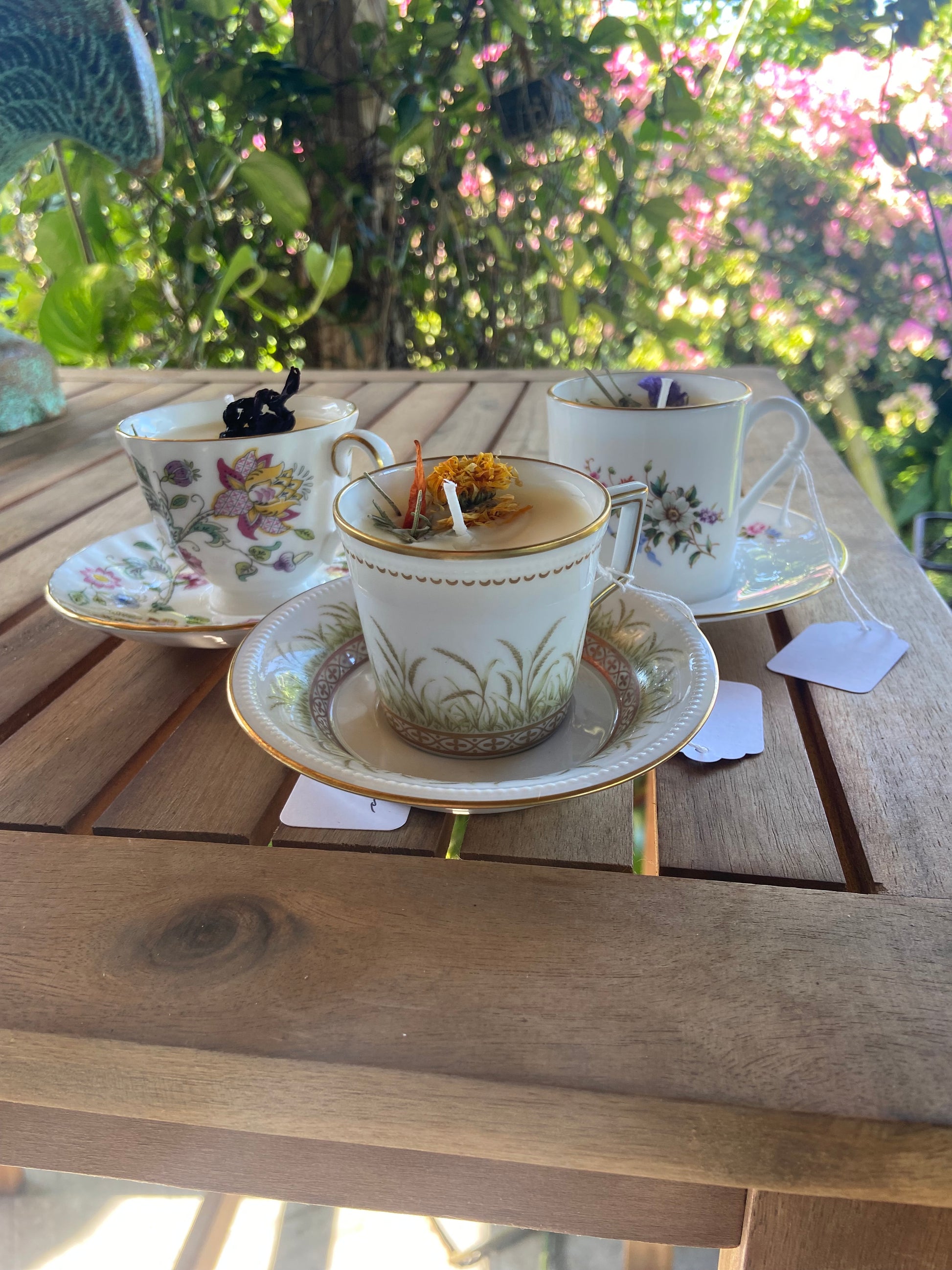 Danbury Mint Collectible Tea Cup Candles
