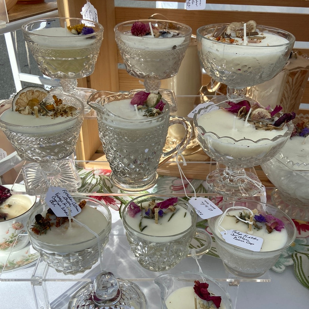 Crystal Desert Dish Candles