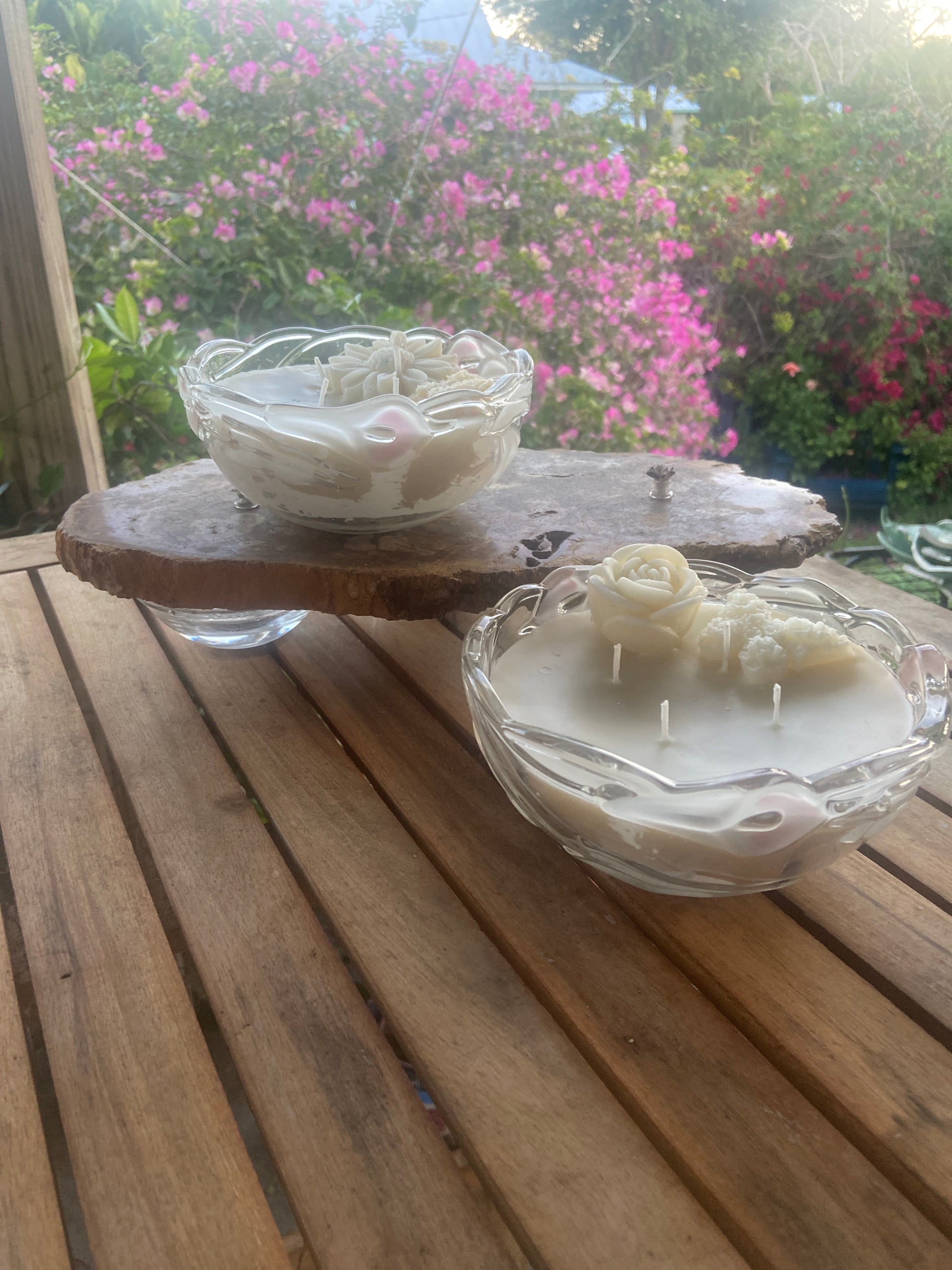 Mikasa Pink Frosted Calaliliy Dish