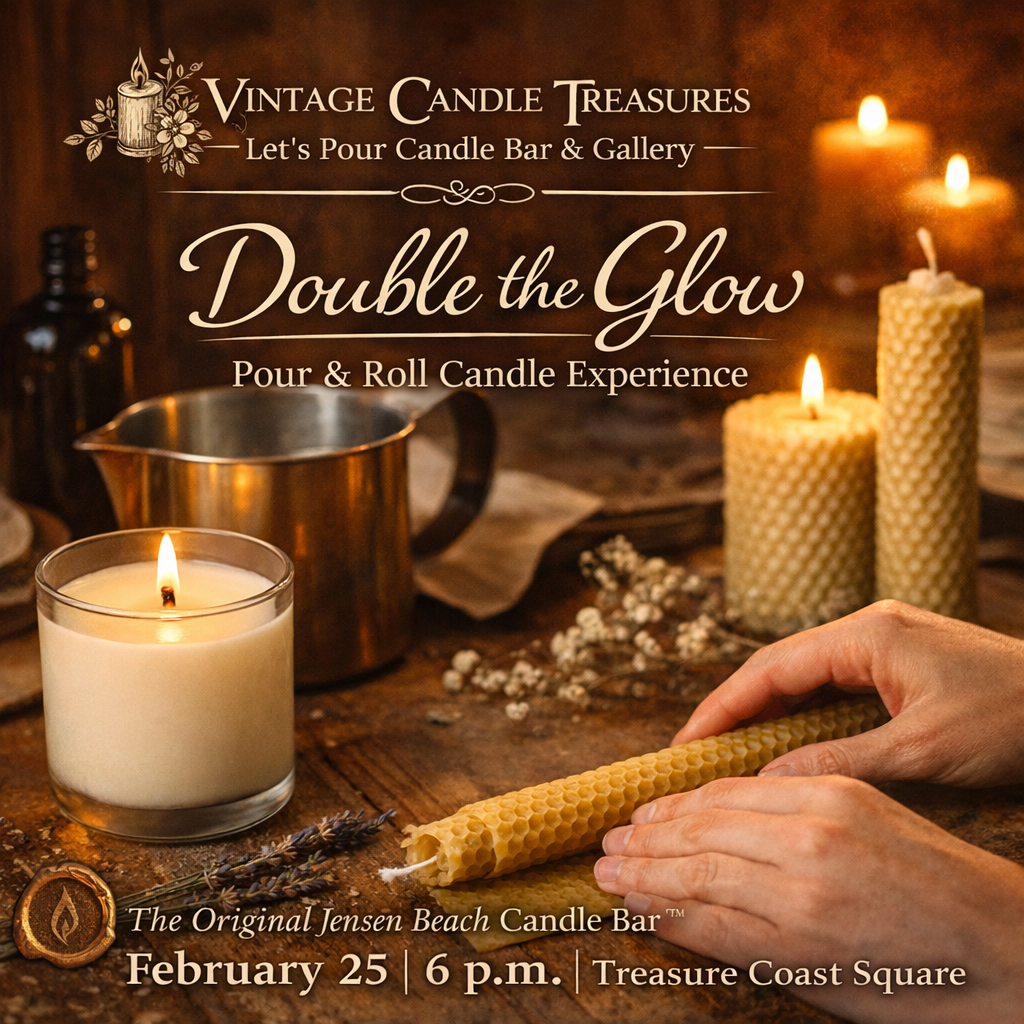 Double the Glow: Pour & Roll Candle Experience