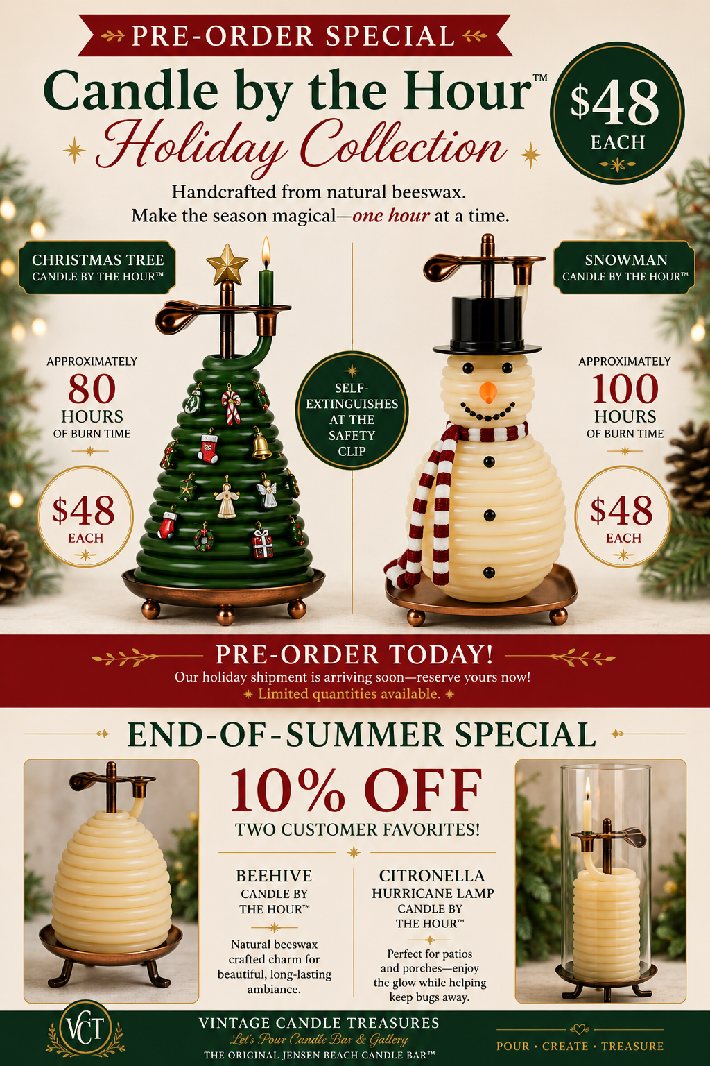 Candle by the Hour™ Holiday Collection