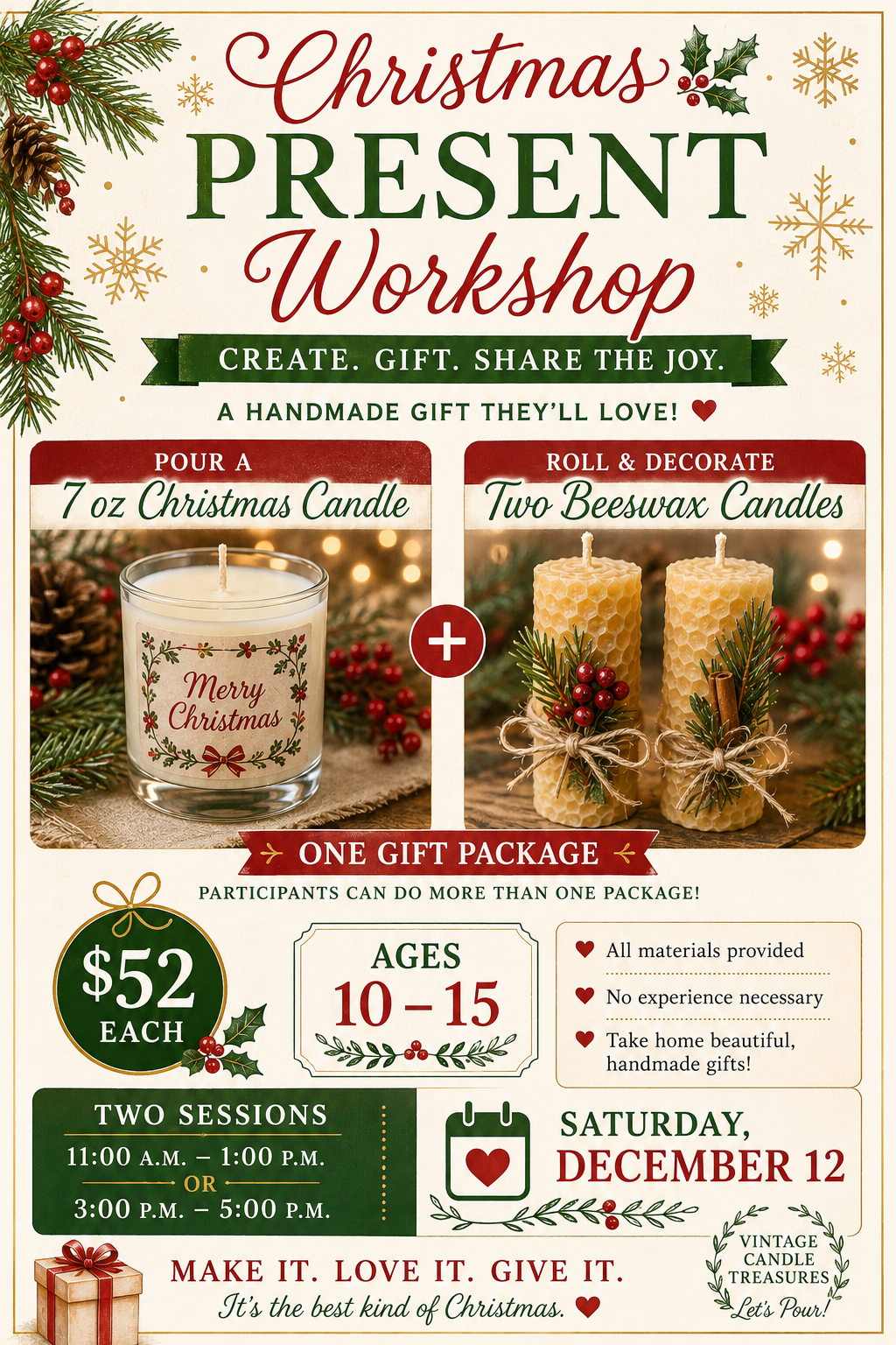 Young Crafter Christmas Present Workshop
