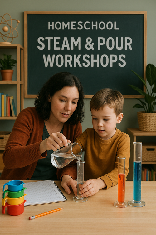 "STEAM & POUR" - Homeschool 5-Day Workshop Series