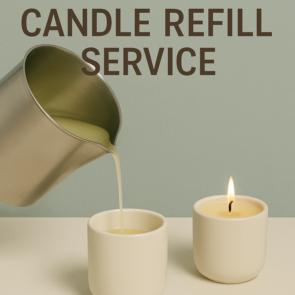 Custom Vintage Vessel Candle Service