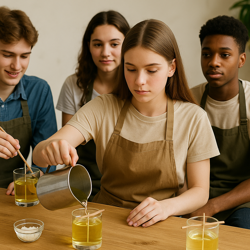 🕯️✨ Pour & Prosper: Teen Candle-Making Experience ✨🕯️ 5 Day Entrepreneurial Series