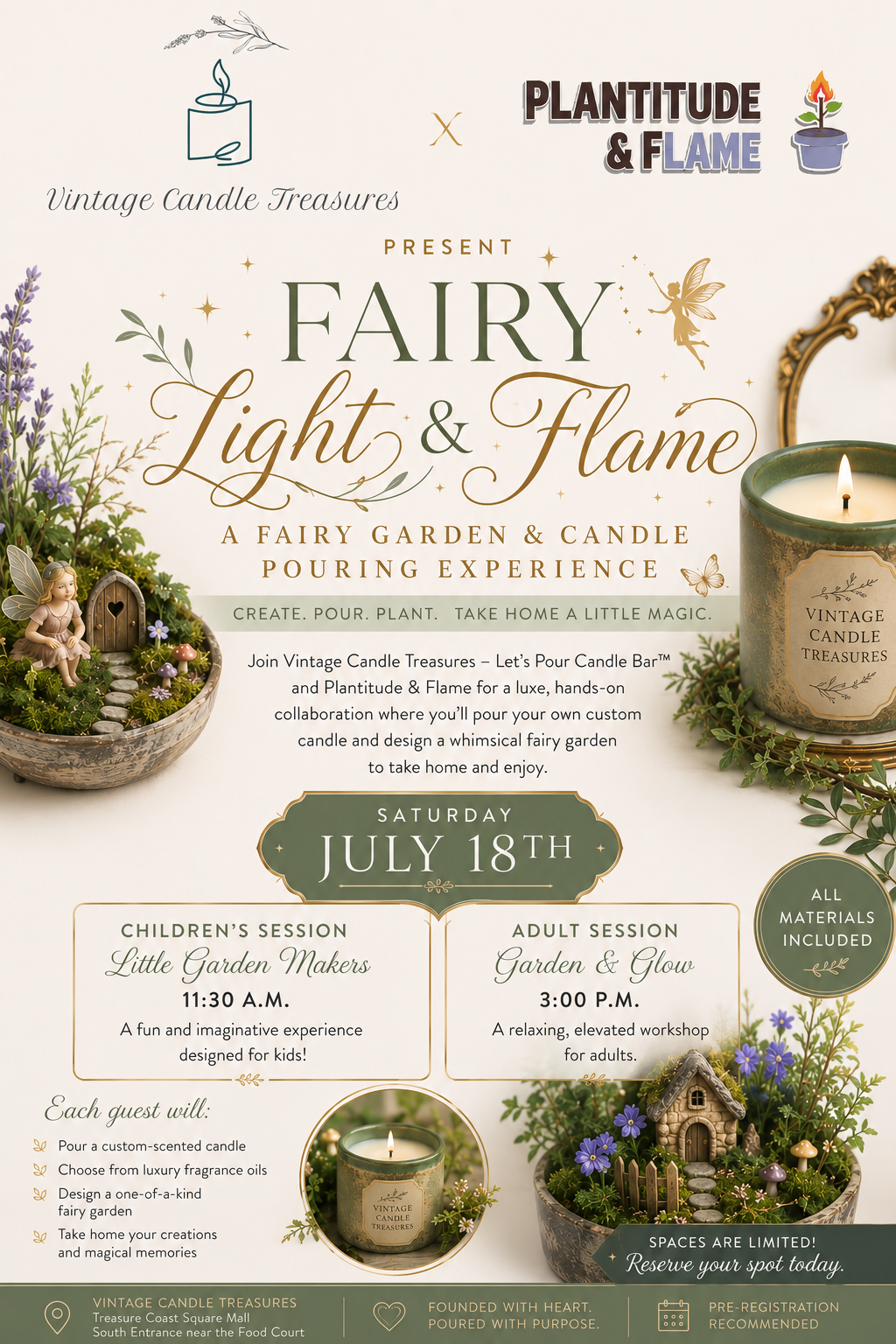 Fairylight & Flame - Luxe Collab w/ Plantitude & Flame