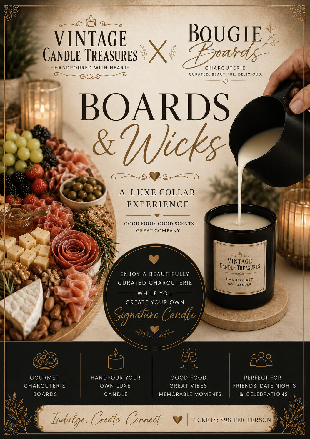 Boards & Wicks— Three Luxe Collaborations with Bougie Boards
