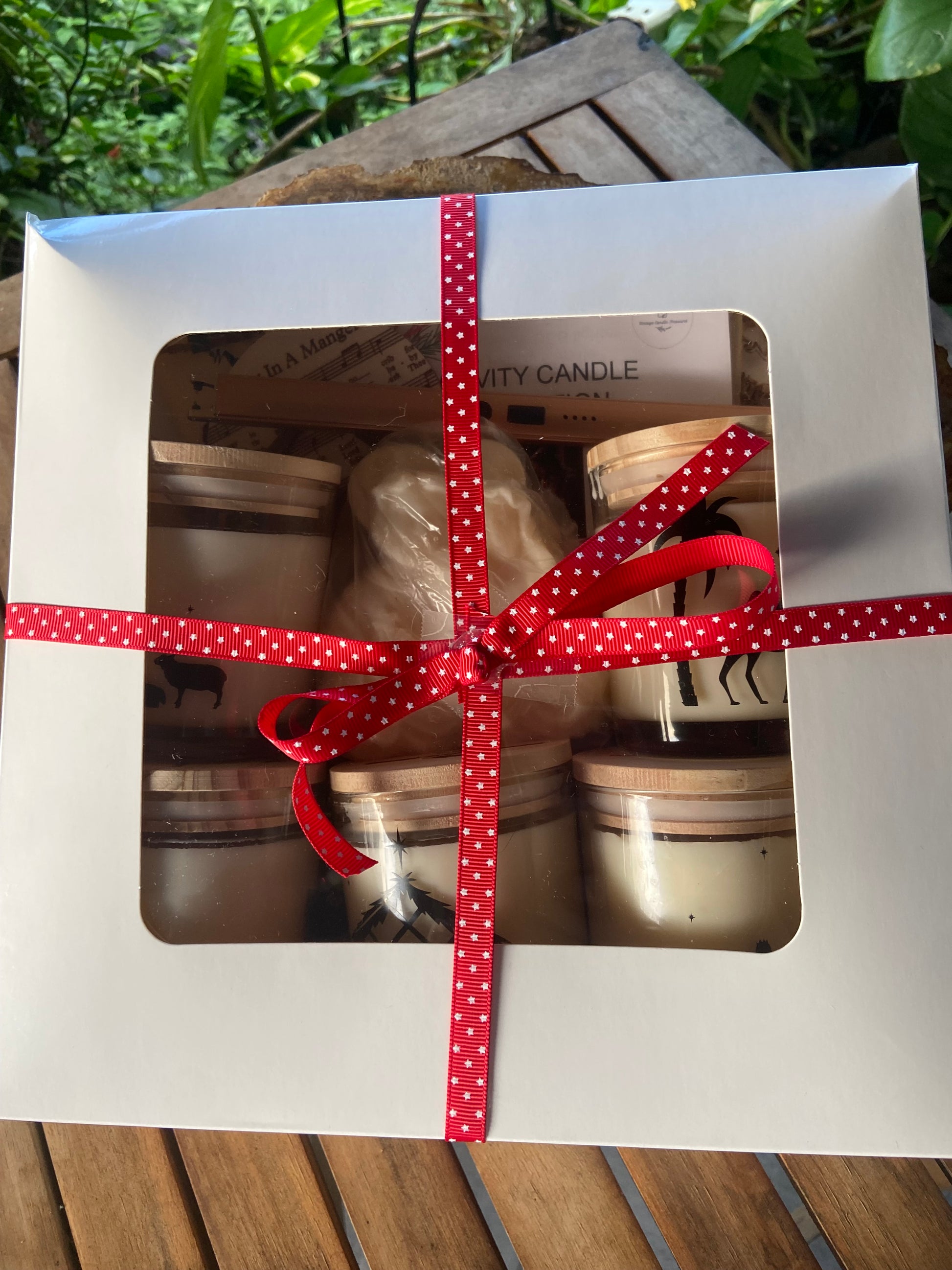 Nativity Christmas Candle Set