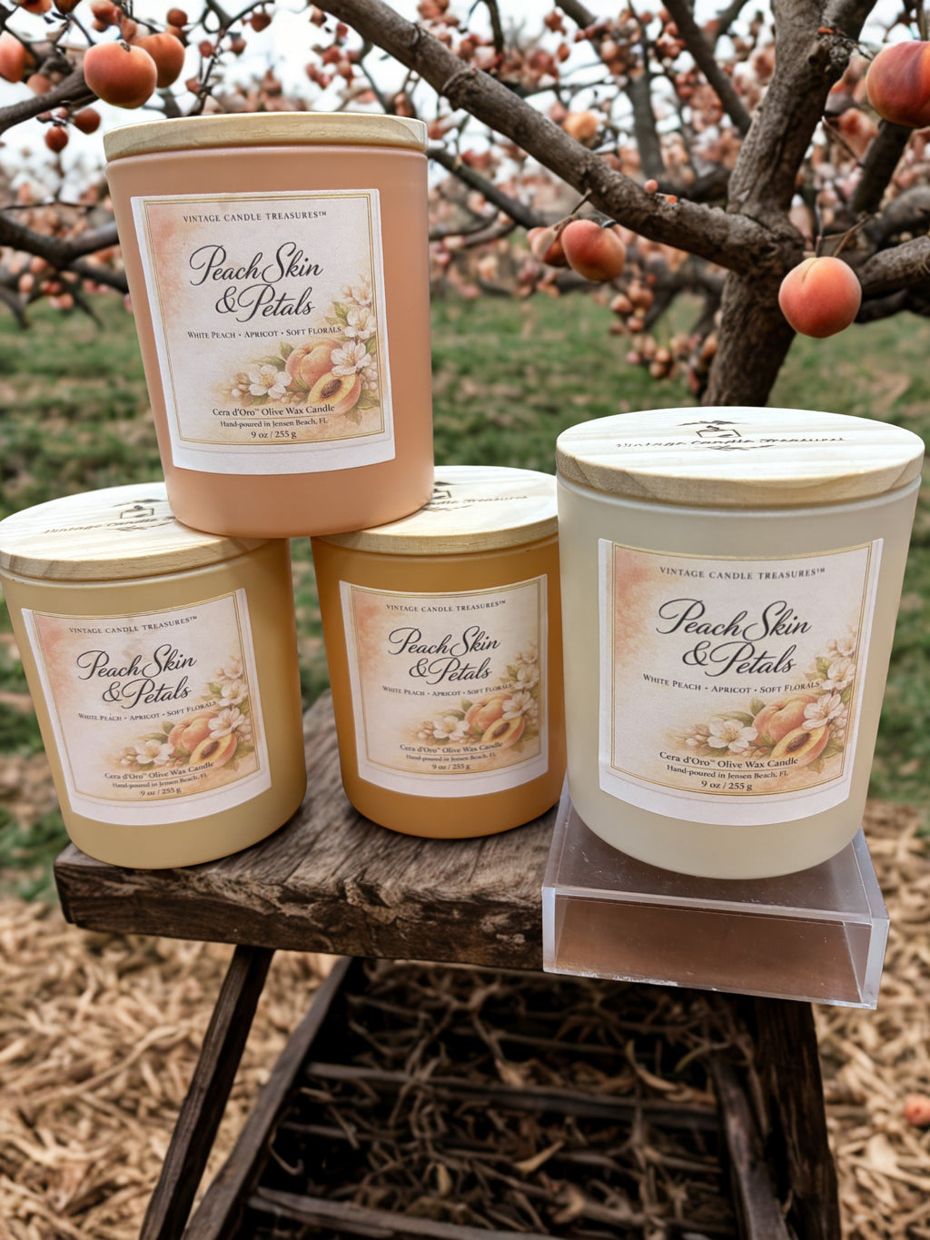 Peach Skin & Petals