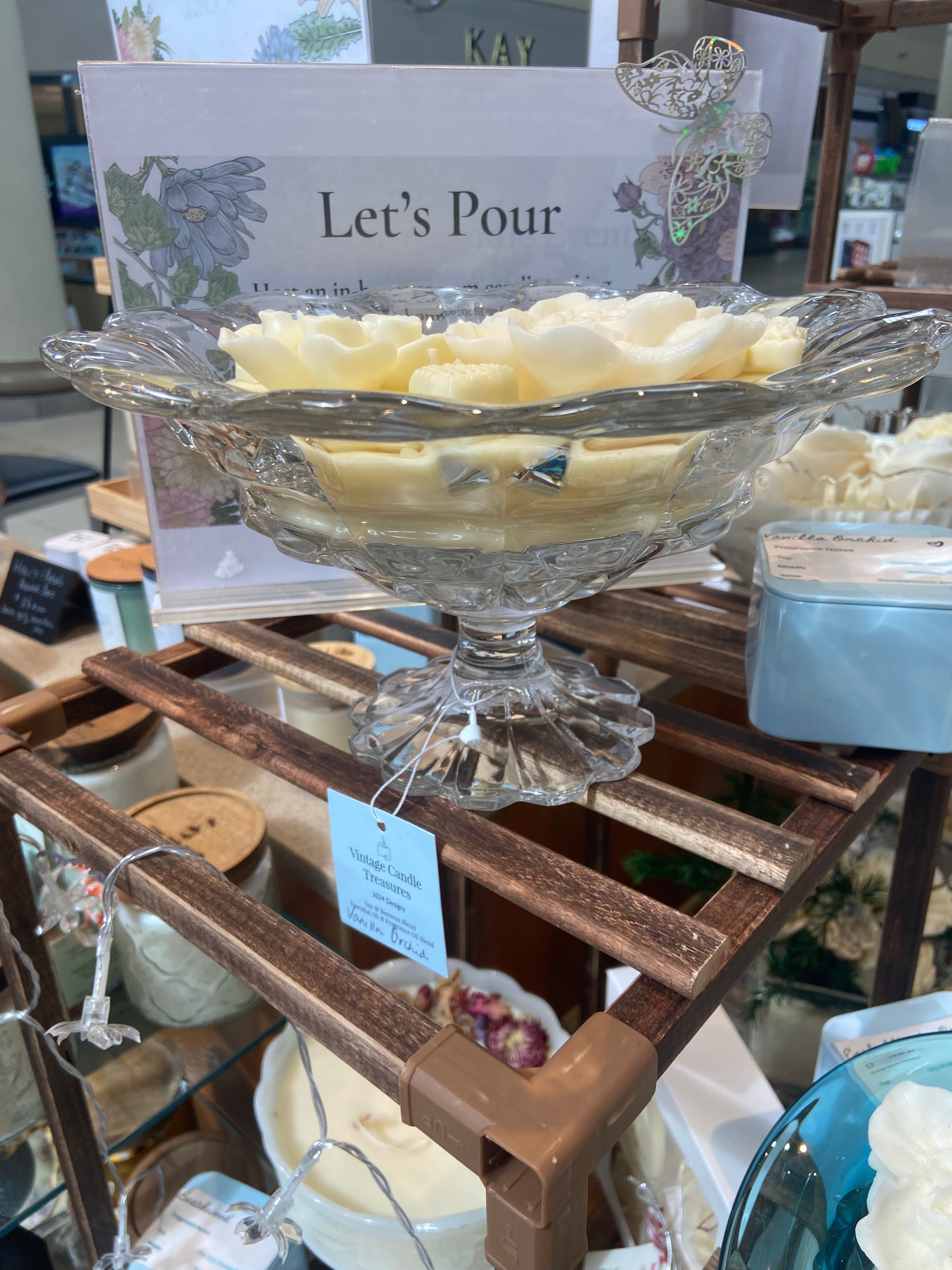 Vintage EAPG Scalloped Compote