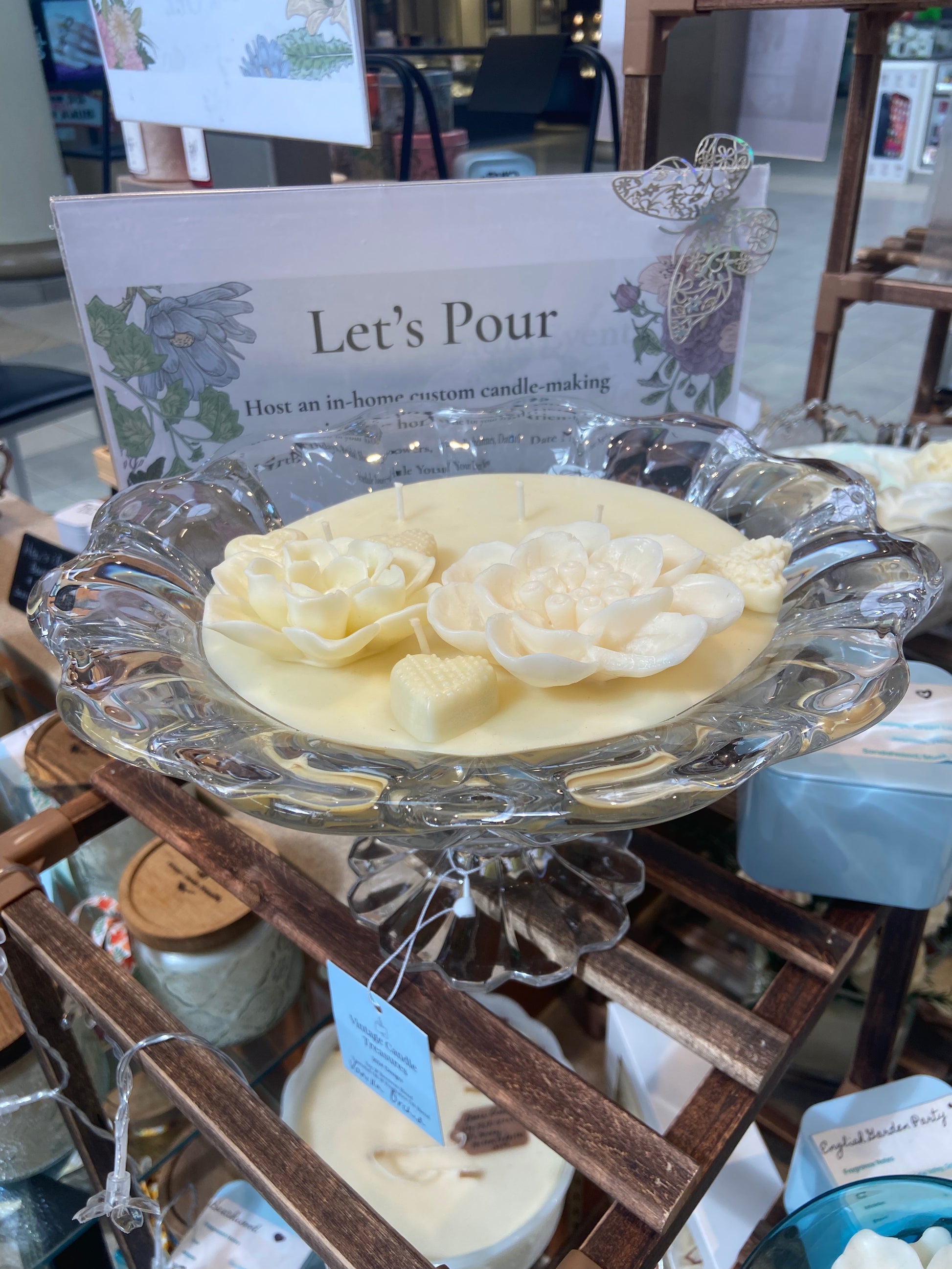 Vintage EAPG Scalloped Compote