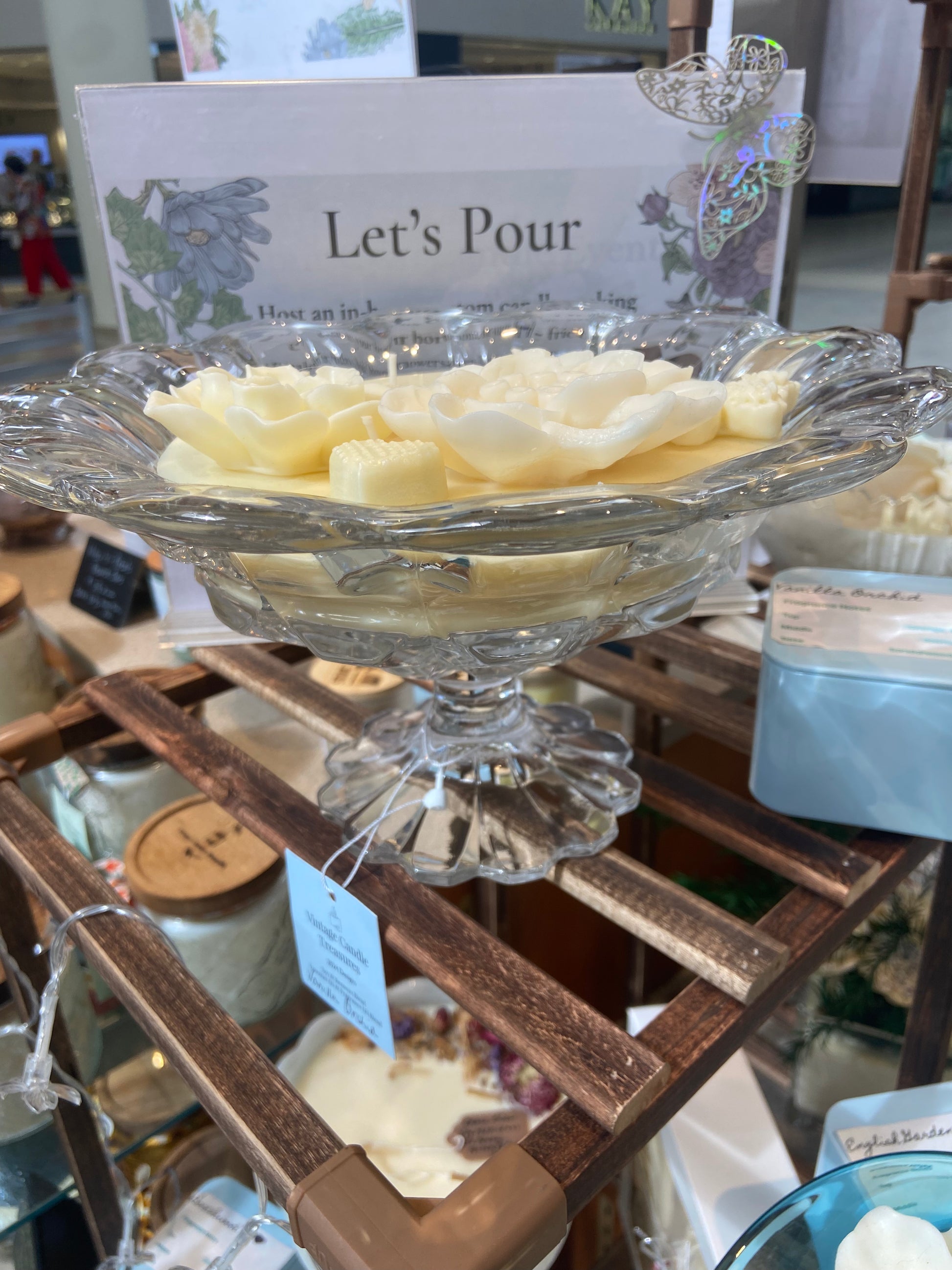 Vintage EAPG Scalloped Compote