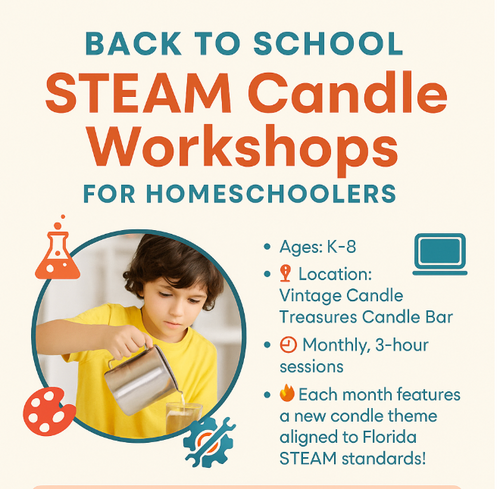 "STEAM & POUR": Homeschool One 3-Hour Session