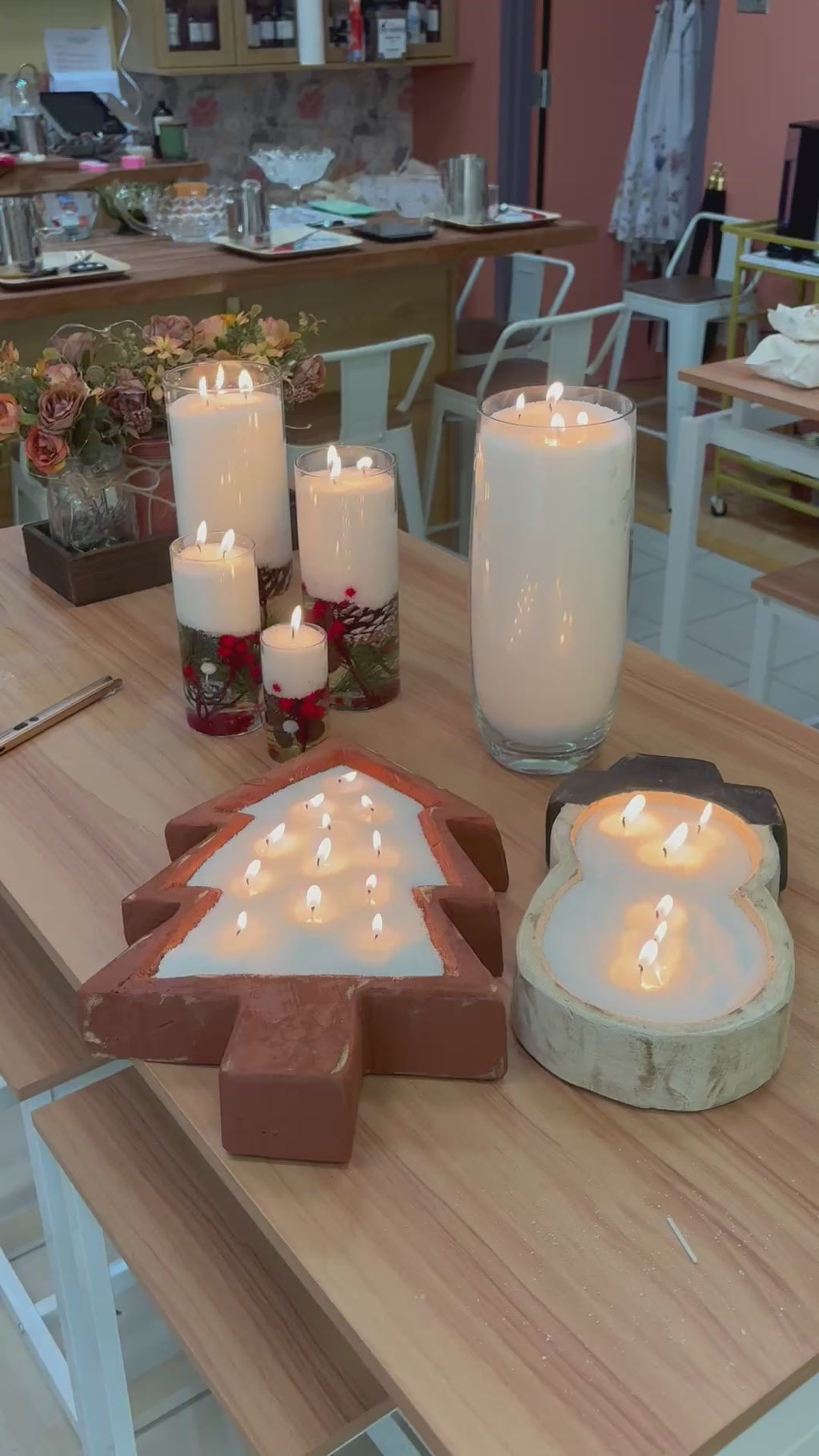 Snow Wax Dough Bowl Candle -BUNDLE